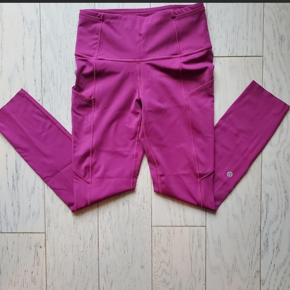 Lululemon long line energy bra 6 and fast and free crop bottoms 4 matching set - Picture 7 of 10